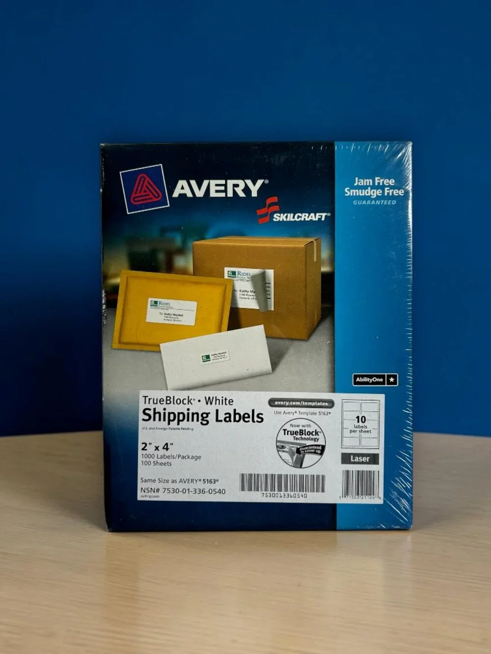 NEW Avery SKILCRAFT 5163 SHIPPING Labels Laser Printers 2 X 4